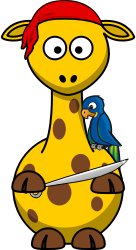 Giraffe Pirate